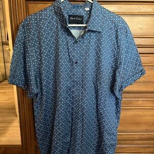 Robert Graham Textured Blue Men's Shirt